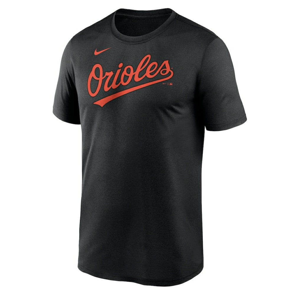 Black Baltimore Orioles Nike Legend Fuse Wordmark T-Shirt