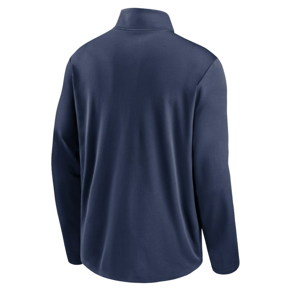 Navy Tampa Bay Rays Nike Franchise Logo Pacer Performance Half-Zip Top