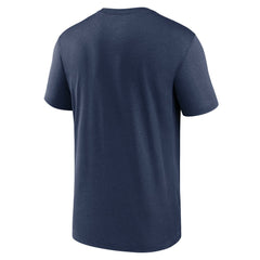 Navy Milwaukee Brewers Nike Legend Fuse Wordmark T-Shirt