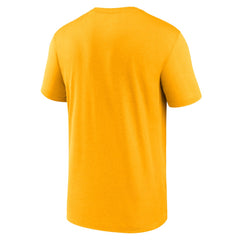 Gold Milwaukee Brewers Nike Legend Fuse Large Logo Dri-FIT T-Shirt
