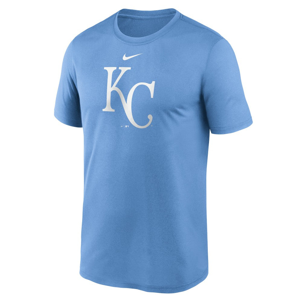Light Blue Kansas City Royals Nike Legend Fuse Large Logo Dri-FIT T-Shirt