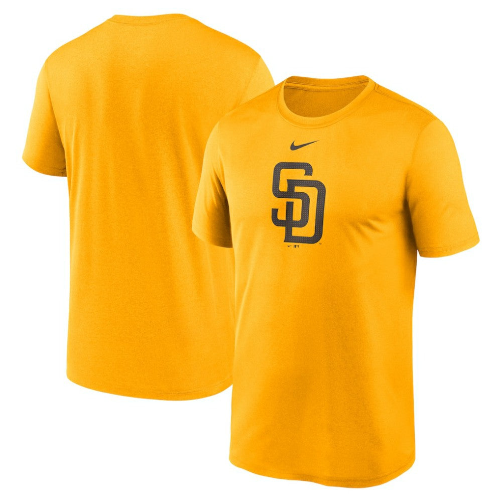 Gold San Diego Padres Nike Legend Fuse Large Logo Dri-FIT T-Shirt