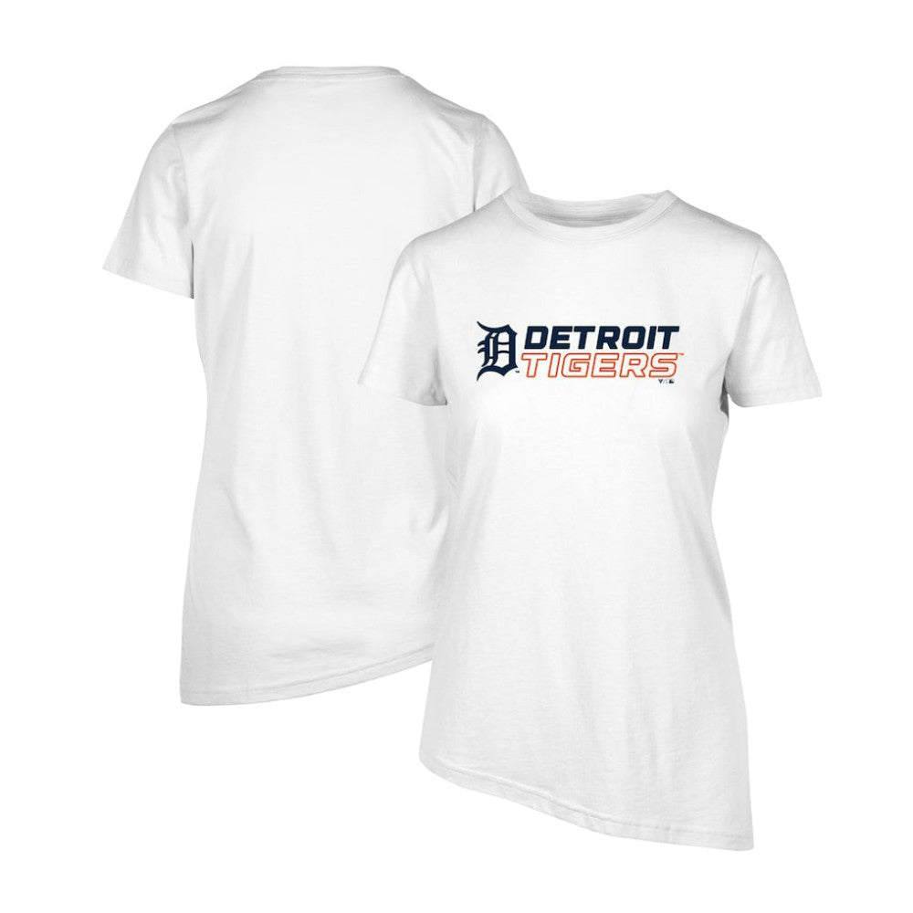 White Detroit Tigers Levelwear Women's Birch Chase T-Shirt