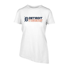 White Detroit Tigers Levelwear Women's Birch Chase T-Shirt