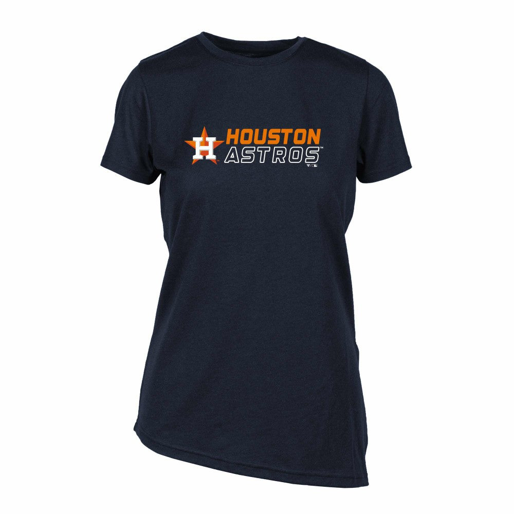 Navy Houston Astros Levelwear Women's Birch Chase T-Shirt