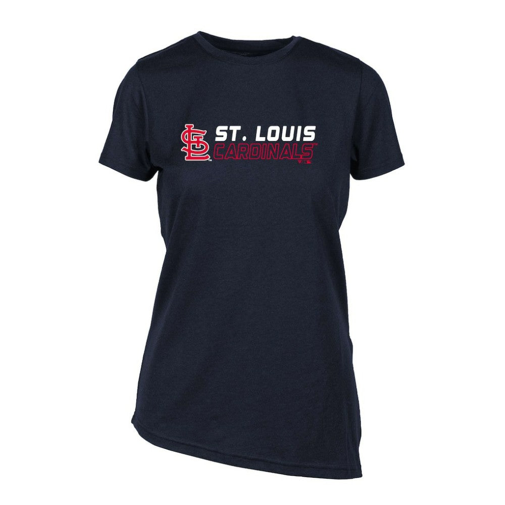 Navy St. Louis Cardinals Levelwear Women's Birch Chase T-Shirt