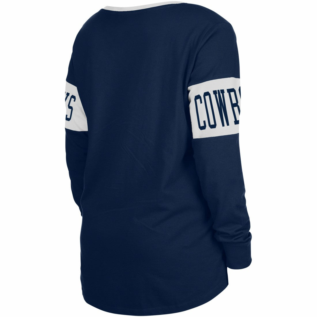 Women's Lace-Up Notch Neck Long Sleeve T-Shirt - Dallas Cowboys T-shirts