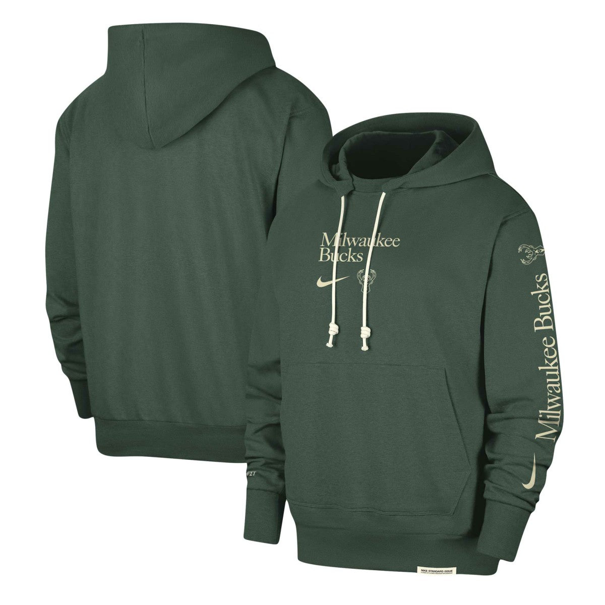 Nike Milwaukee Bucks Authentic Performance Pullover Hoodie