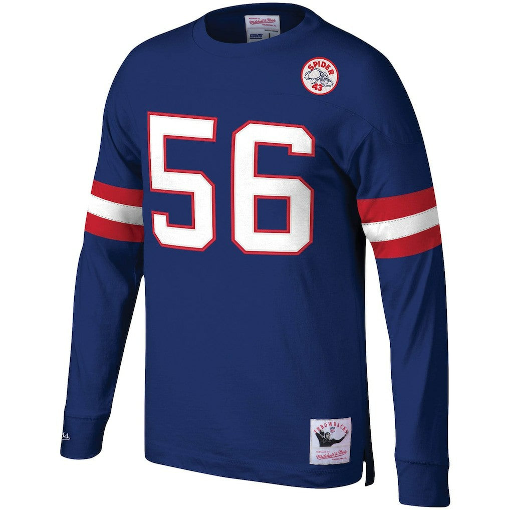 Lawrence Taylor  Big & Tall Cut & Sew Player Name & Number Long Sleeve T-Shirt - New York Giants T-shirts