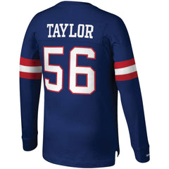 Lawrence Taylor  Big & Tall Cut & Sew Player Name & Number Long Sleeve T-Shirt - New York Giants T-shirts