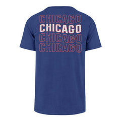 Royal Chicago Cubs '47 Hang Back Franklin T-Shirt