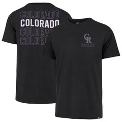 Black Colorado Rockies '47 Hang Back Franklin T-Shirt