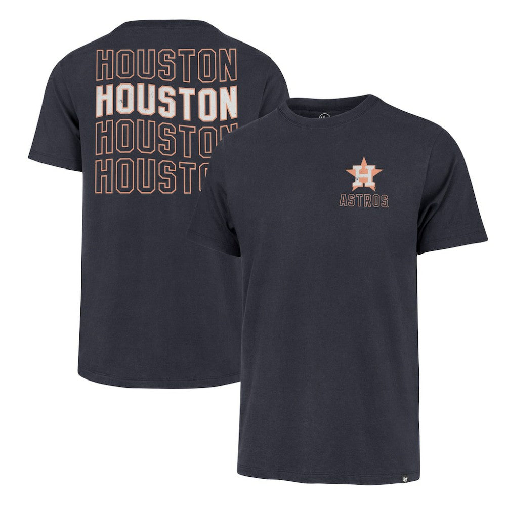 Navy Houston Astros '47 Hang Back Franklin T-Shirt