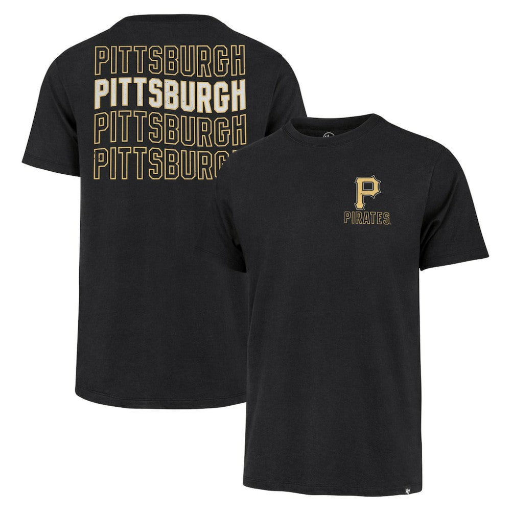 Black Pittsburgh Pirates '47 Hang Back Franklin T-Shirt