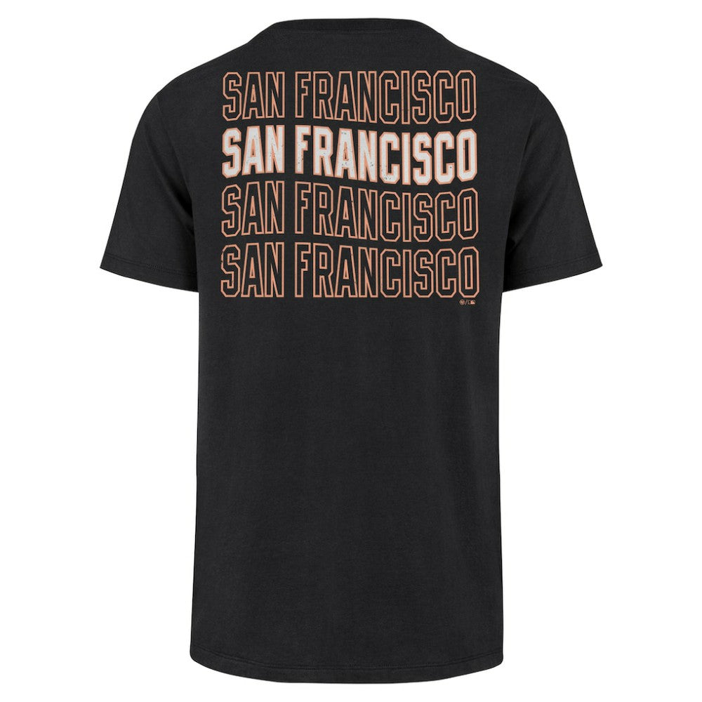 Black San Francisco Giants '47 Hang Back Franklin T-Shirt