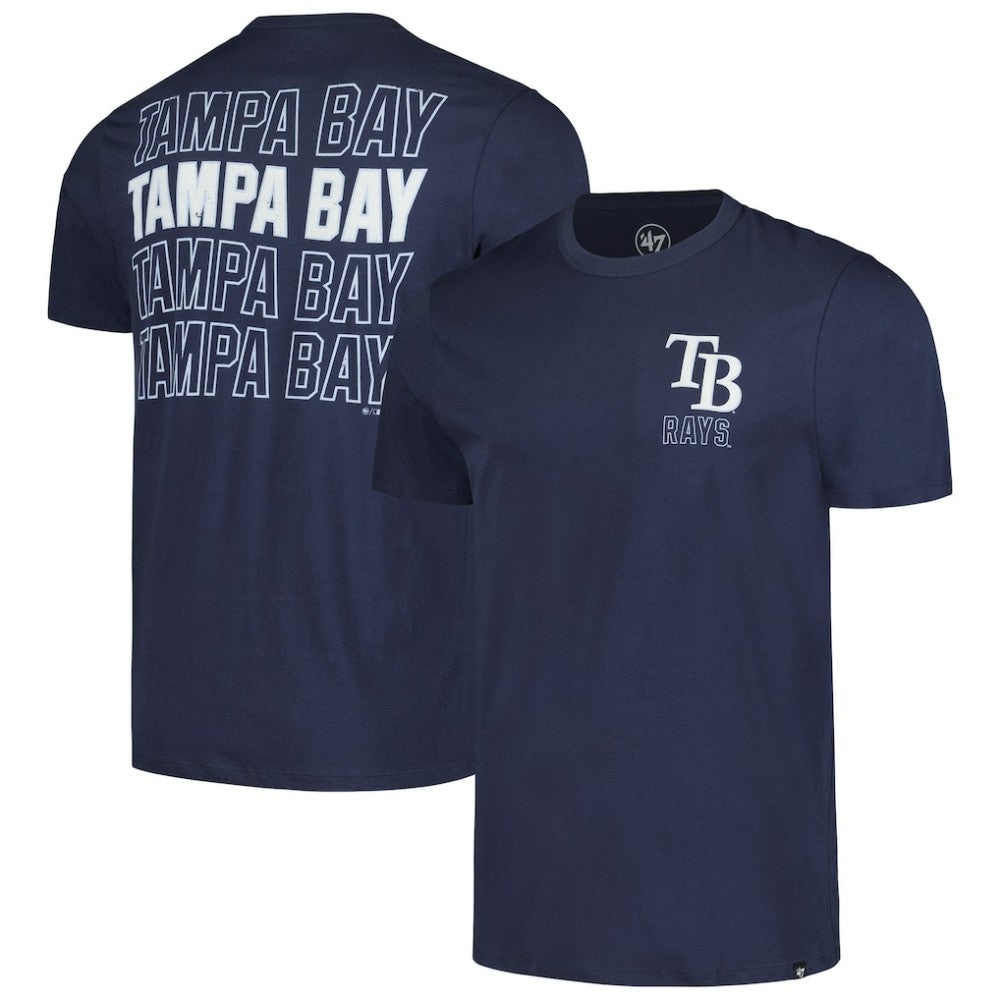 Navy Tampa Bay Rays '47 Hang Back Franklin T-Shirt