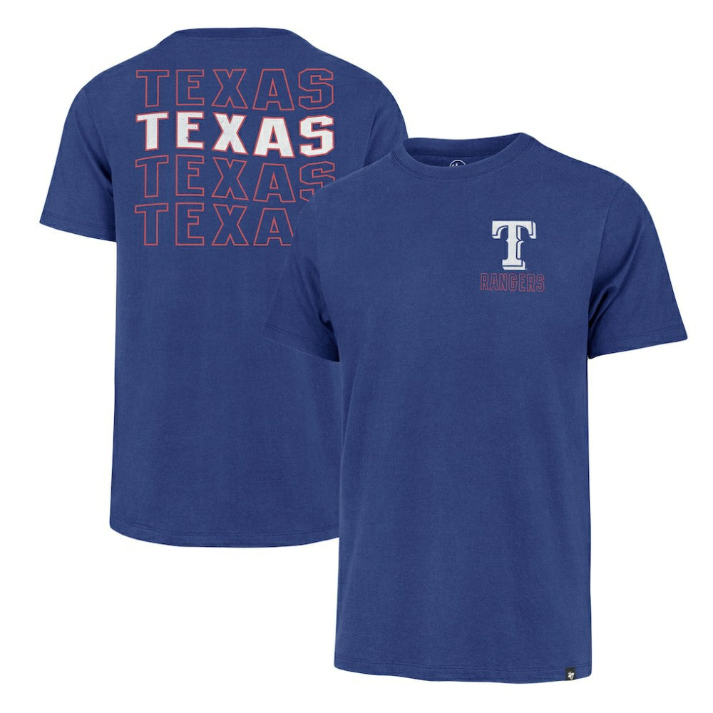 Royal Texas Rangers '47 Hang Back Franklin T-Shirt