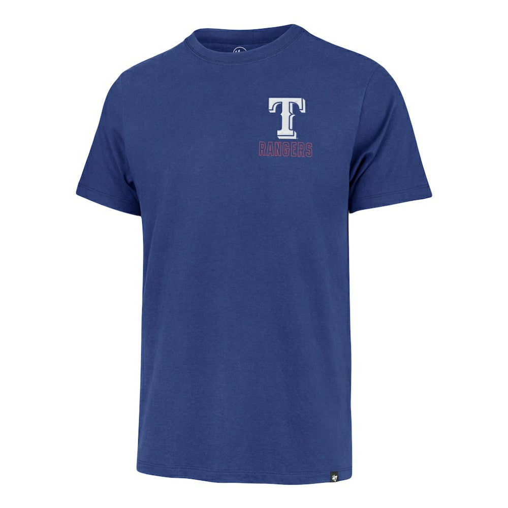 Royal Texas Rangers '47 Hang Back Franklin T-Shirt