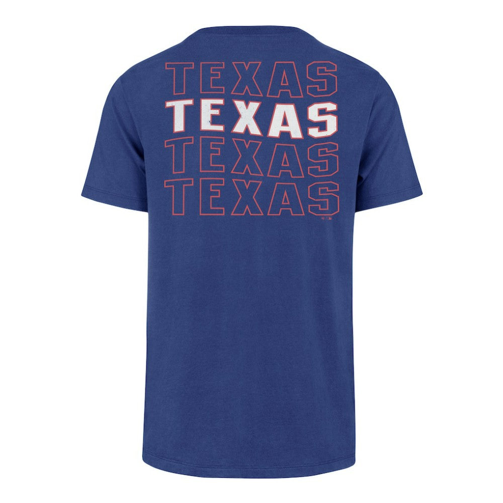 Royal Texas Rangers '47 Hang Back Franklin T-Shirt