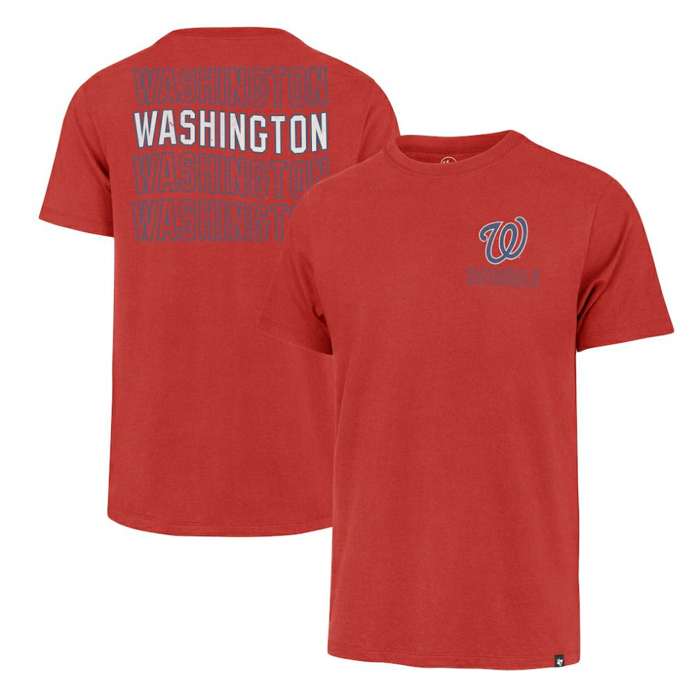 Red Washington Nationals '47 Hang Back Franklin T-Shirt