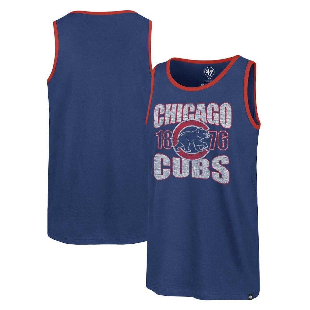 Royal Chicago Cubs '47 Upload Franklin Tank Top