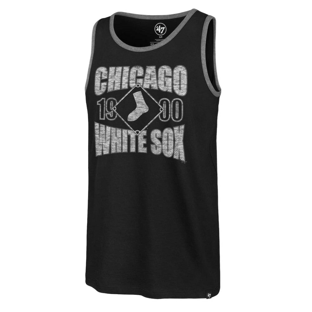 Black Chicago White Sox '47 Upload Franklin Tank Top