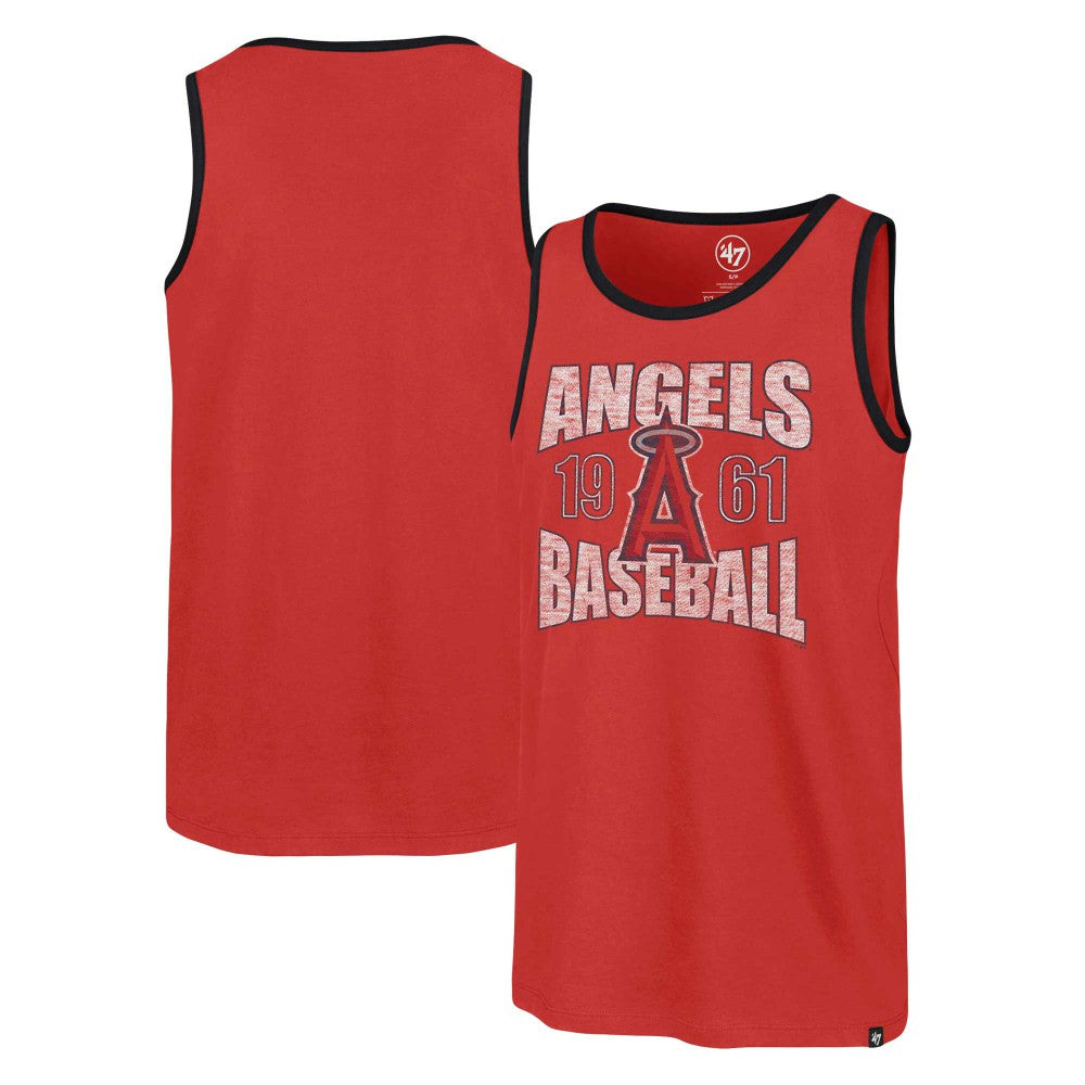 Red Los Angeles Angels '47 Upload Franklin Tank Top