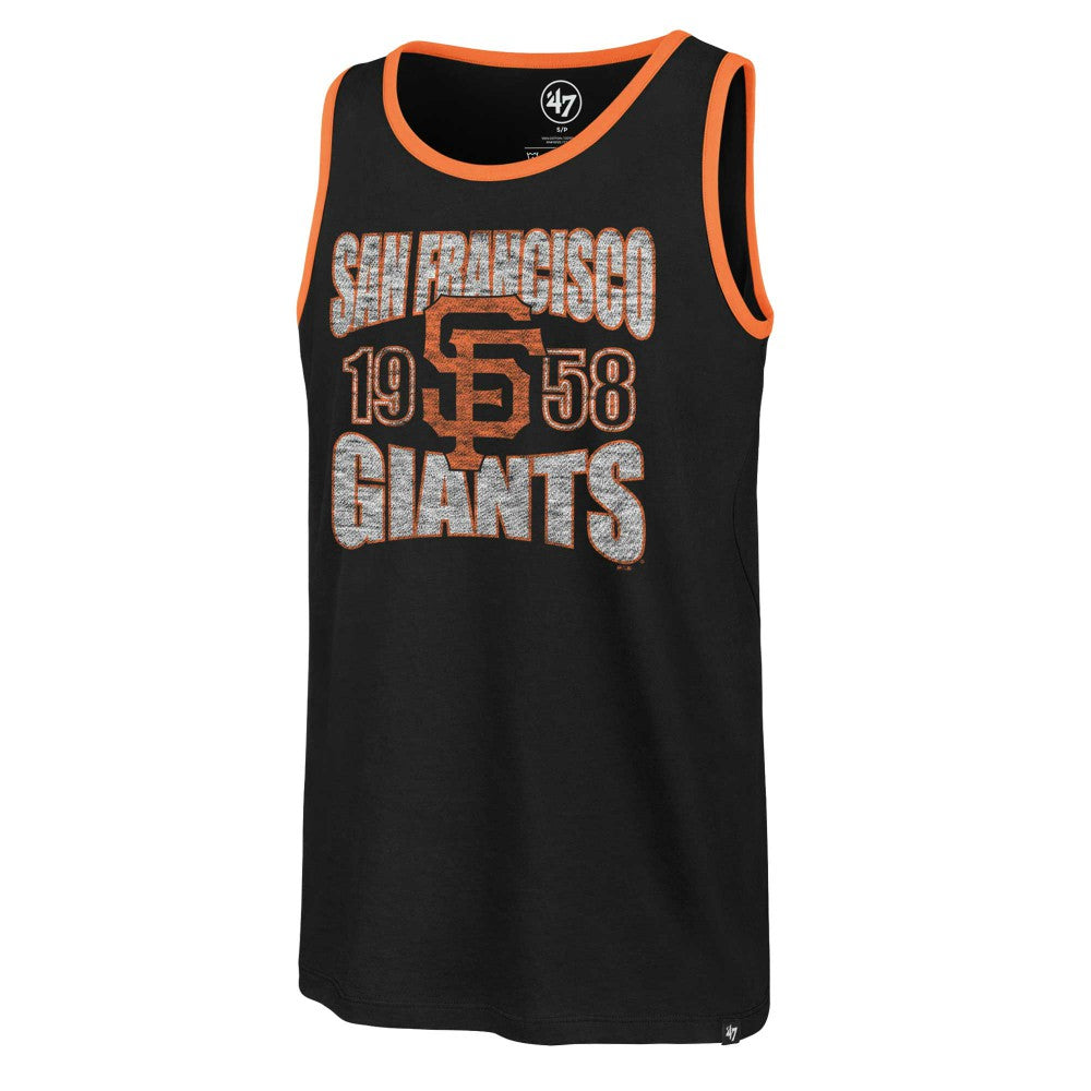 Black San Francisco Giants '47 Upload Franklin Tank Top