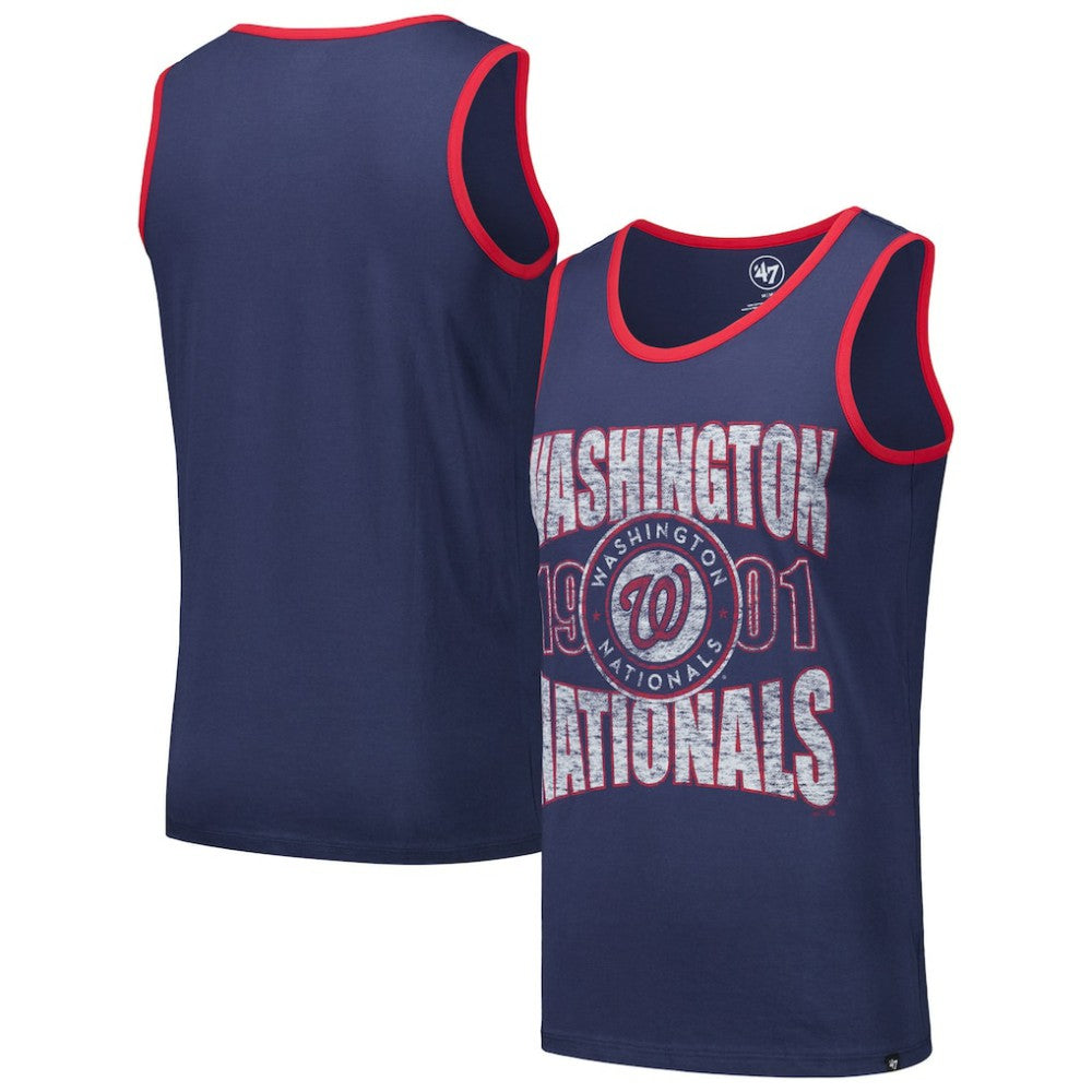 Navy Washington Nationals '47 Upload Franklin Tank Top