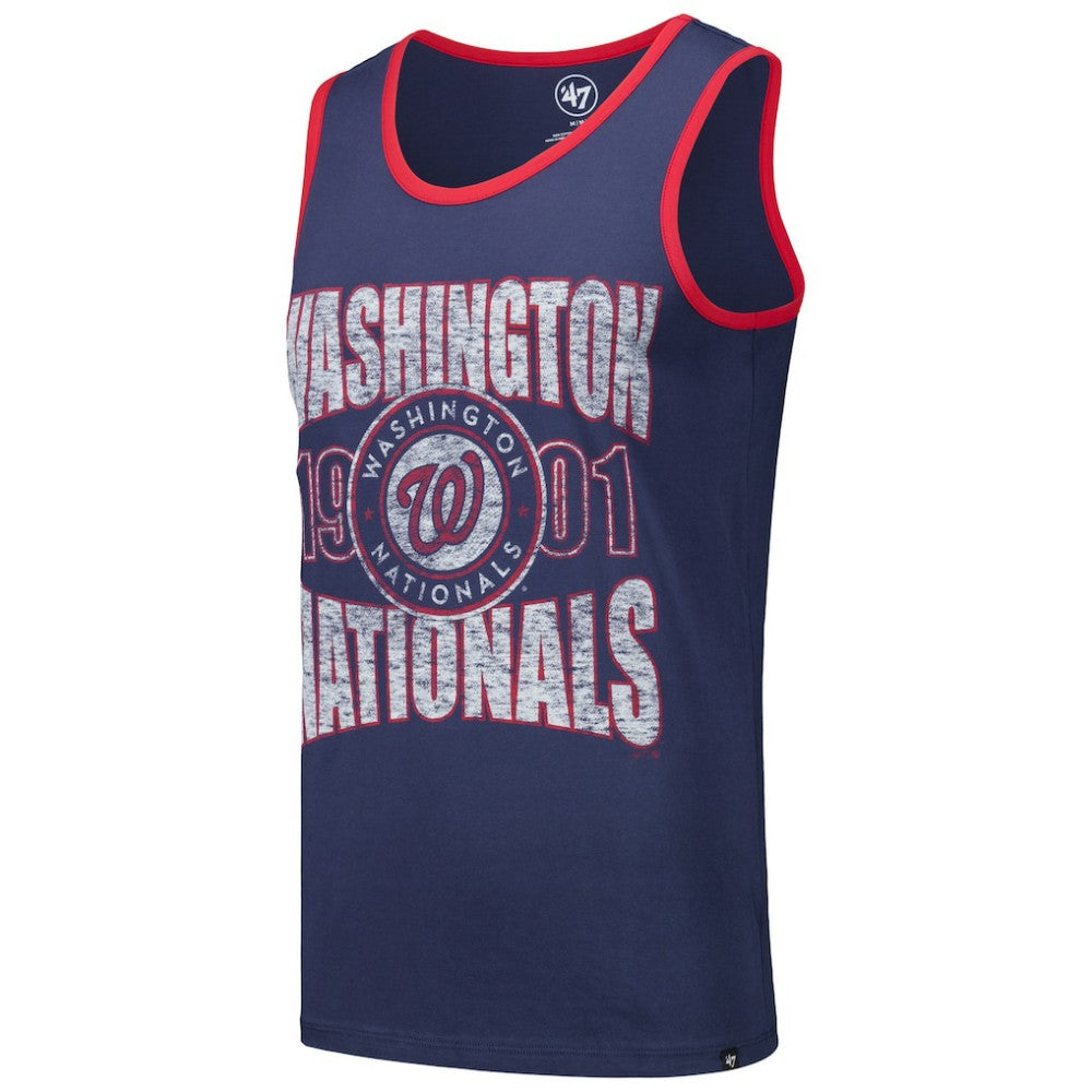 Navy Washington Nationals '47 Upload Franklin Tank Top