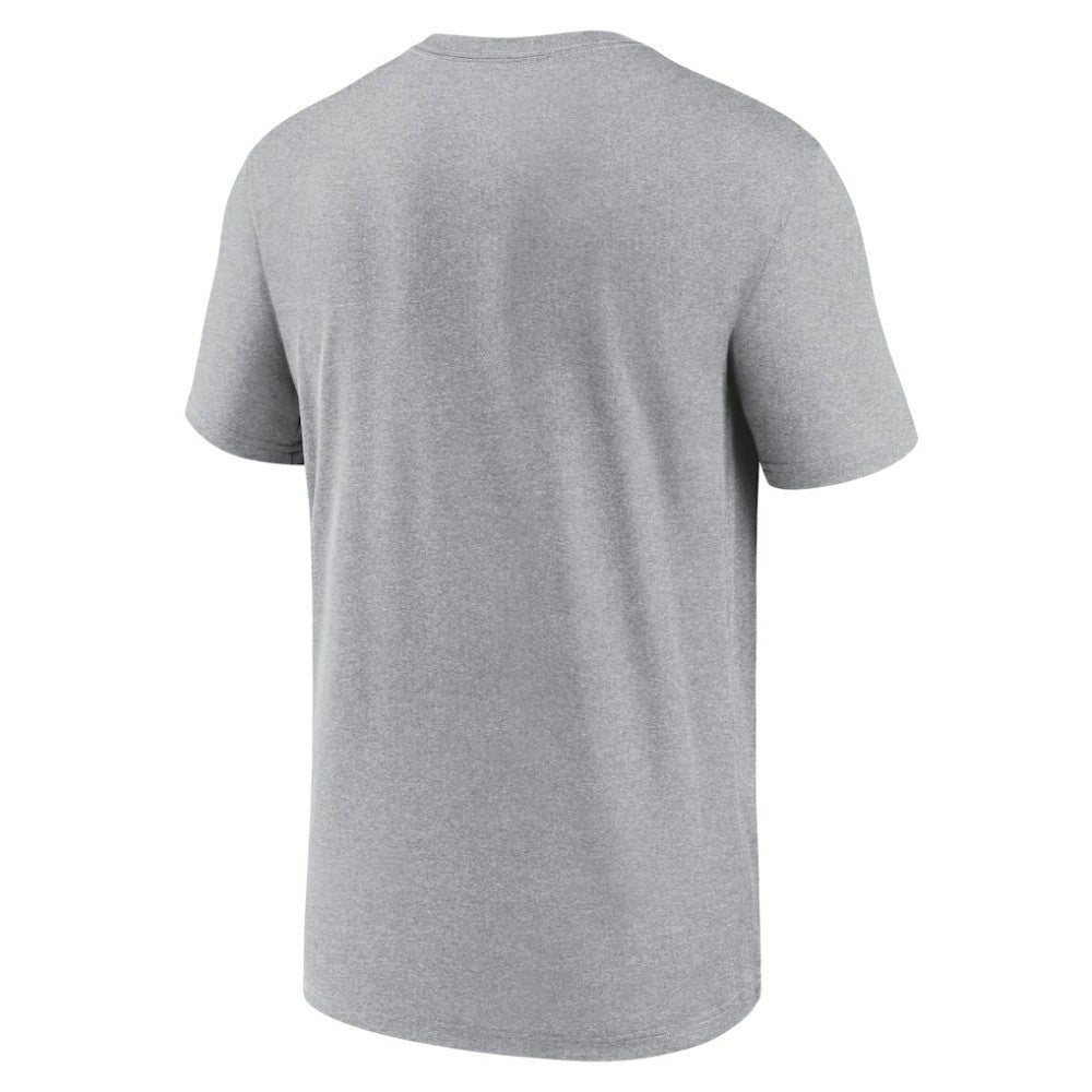 Heather Charcoal St. Louis Cardinals Nike Arch Baseball Stack Performance T-Shirt