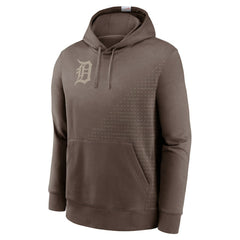 Light Brown Detroit Tigers Nike Statement Pullover Hoodie