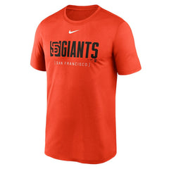 Orange San Francisco Giants Nike Knockout Legend Performance T-Shirt