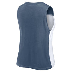 Navy/White Houston Astros Fanatics Women's Color-Block Tank Top