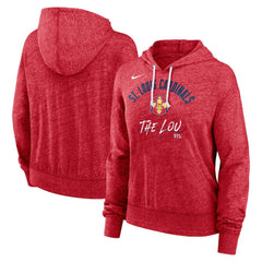 Heather Red St. Louis Cardinals Nike City Connect Gym Vintage Hoodie