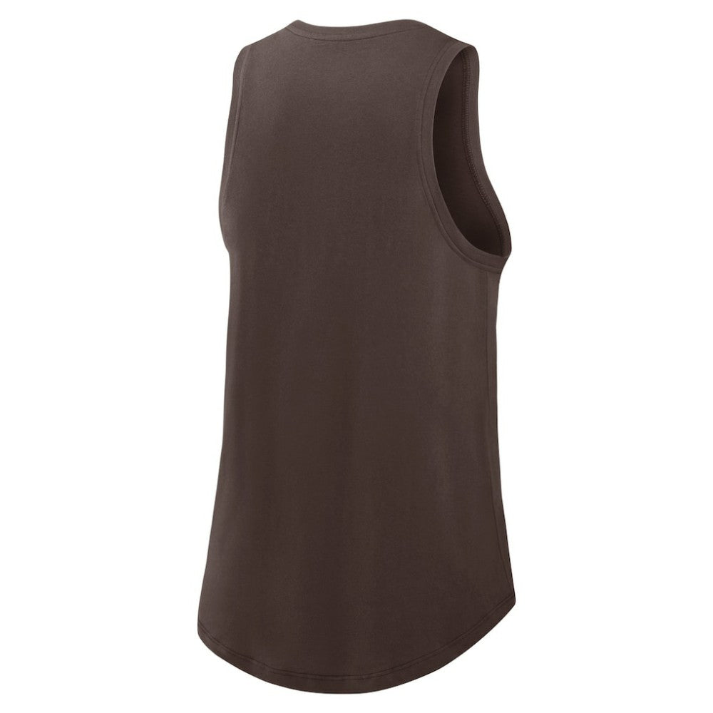 Brown San Diego Padres Nike Women's Legacy Icon High Neck Dri-FIT Tank Top