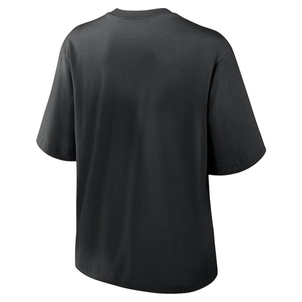 Black Chicago White Sox Nike Women's Knockout Boxy T-Shirt