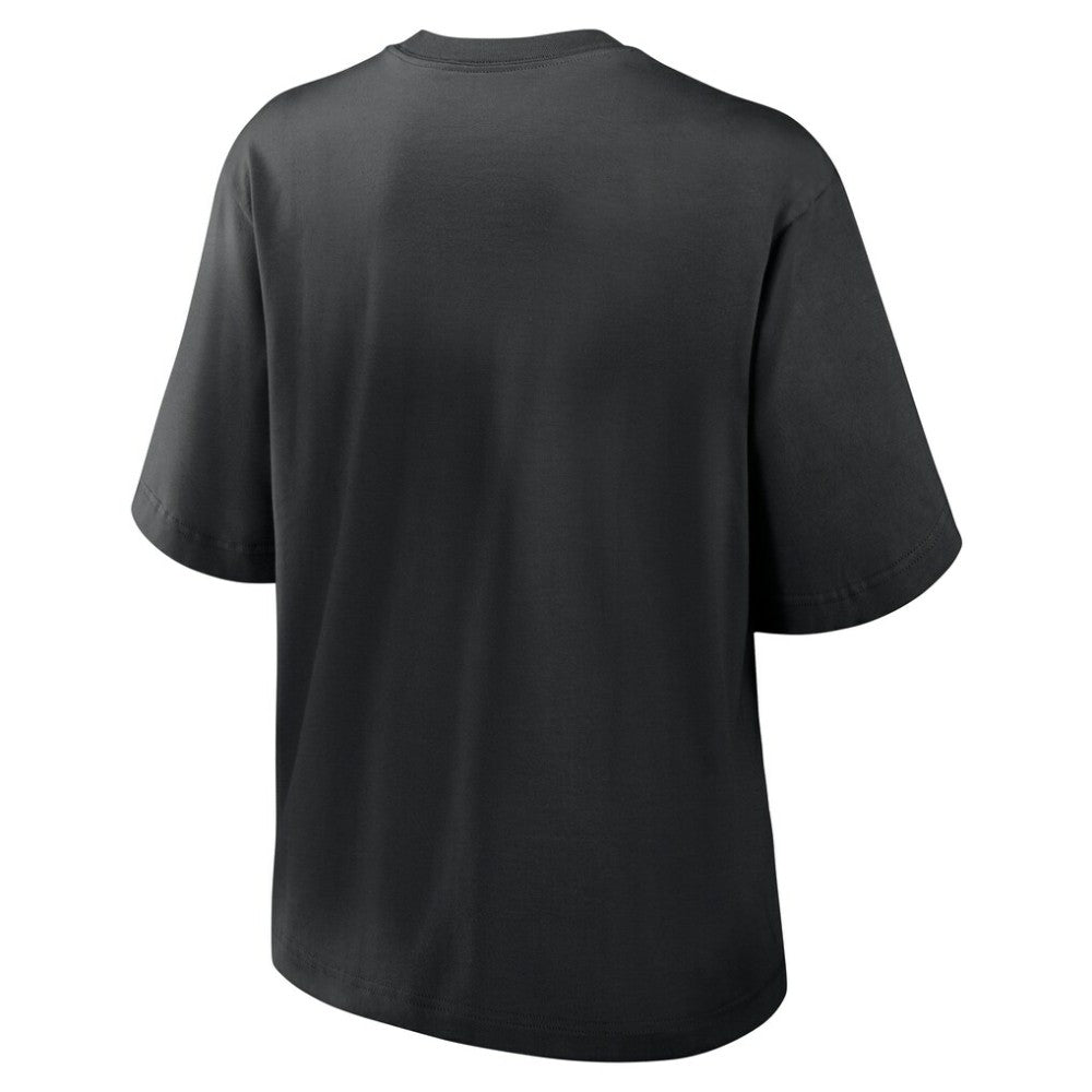 Black San Francisco Giants Nike Women's Knockout Boxy T-Shirt