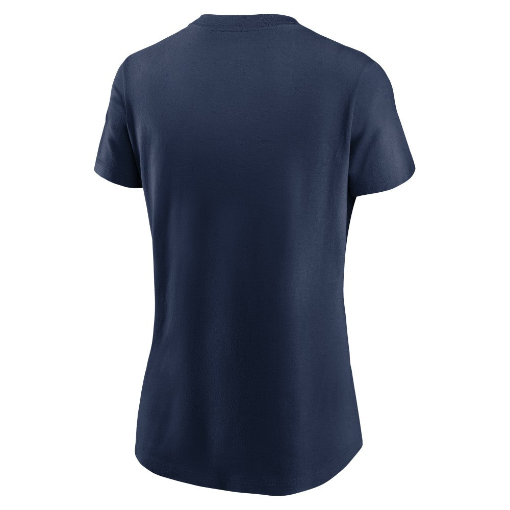 Navy Los Angeles Angels Nike Women's Wordmark T-Shirt