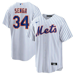 White/Royal Kodai Senga New York Mets Nike Home Replica Player Jersey