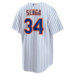 White/Royal Kodai Senga New York Mets Nike Home Replica Player Jersey