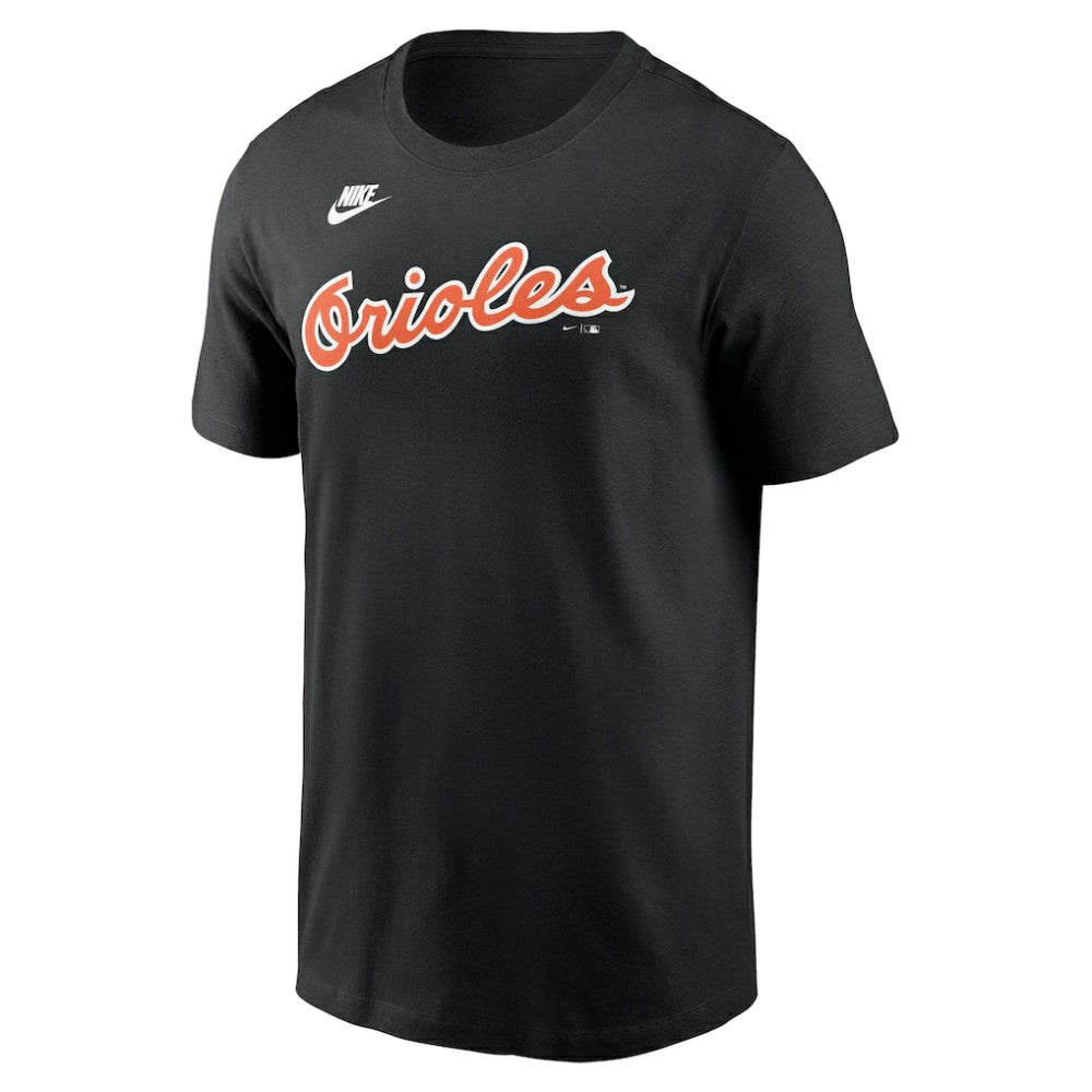 Black Baltimore Orioles Nike Cooperstown Collection Wordmark T-Shirt