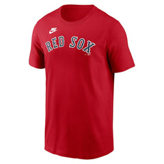 Red Boston Red Sox Nike Cooperstown Collection Wordmark T-Shirt
