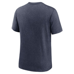 Heather Navy Chicago White Sox Nike Cooperstown Collection Local Stack Tri-Blend T-Shirt