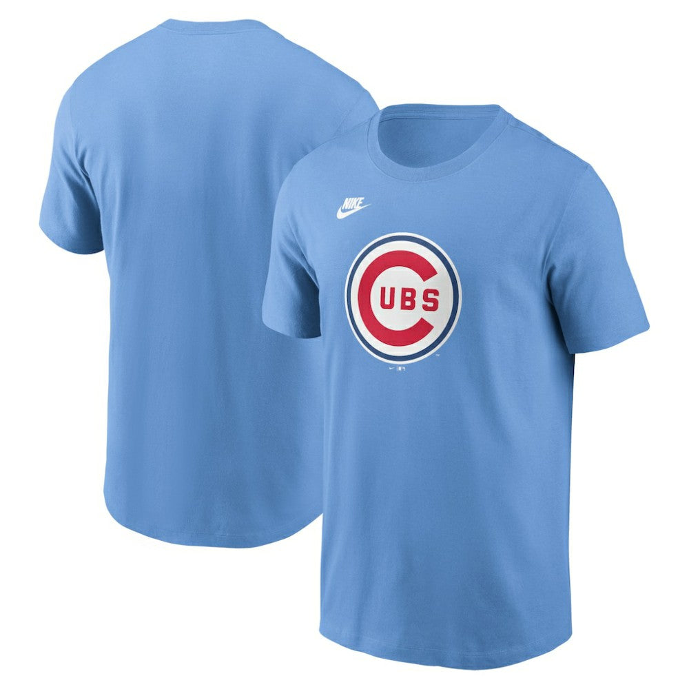 Light Blue Chicago Cubs Nike Cooperstown Collection T-Shirt