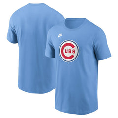 Light Blue Chicago Cubs Nike Cooperstown Collection T-Shirt