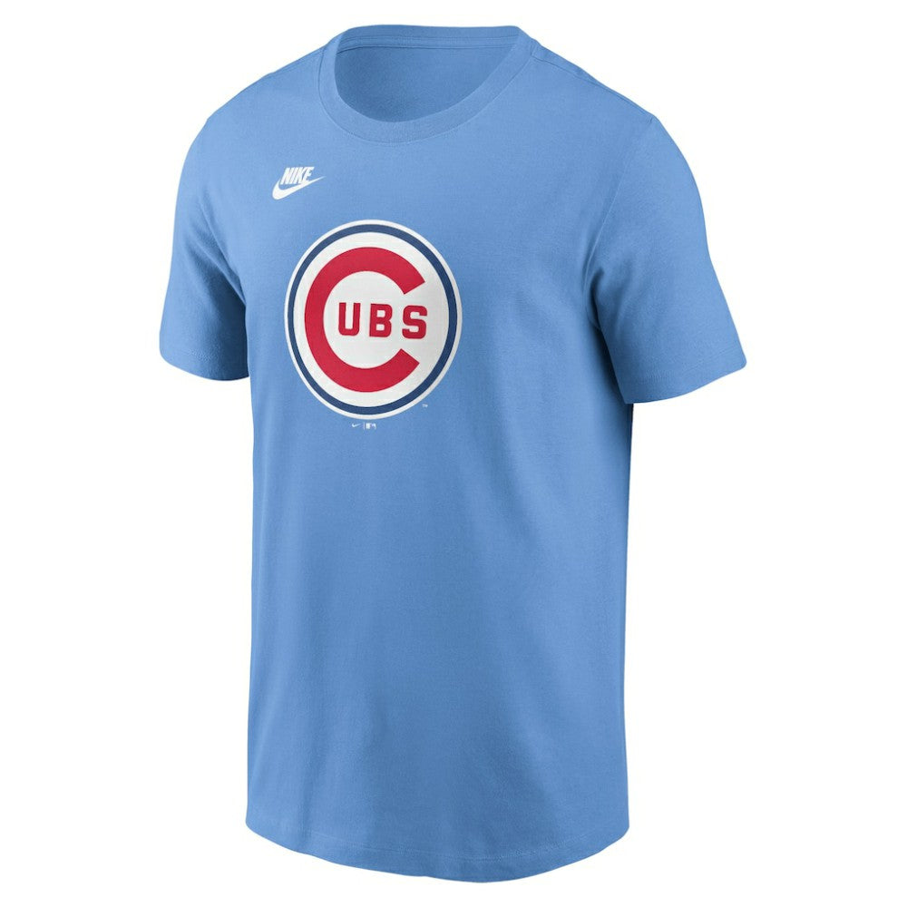 Light Blue Chicago Cubs Nike Cooperstown Collection T-Shirt