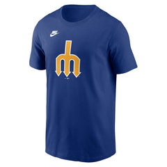 Royal Seattle Mariners Nike Cooperstown Collection T-Shirt