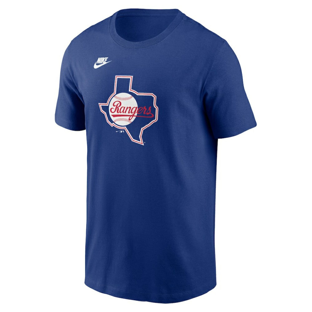 Royal Texas Rangers Nike Cooperstown Collection T-Shirt