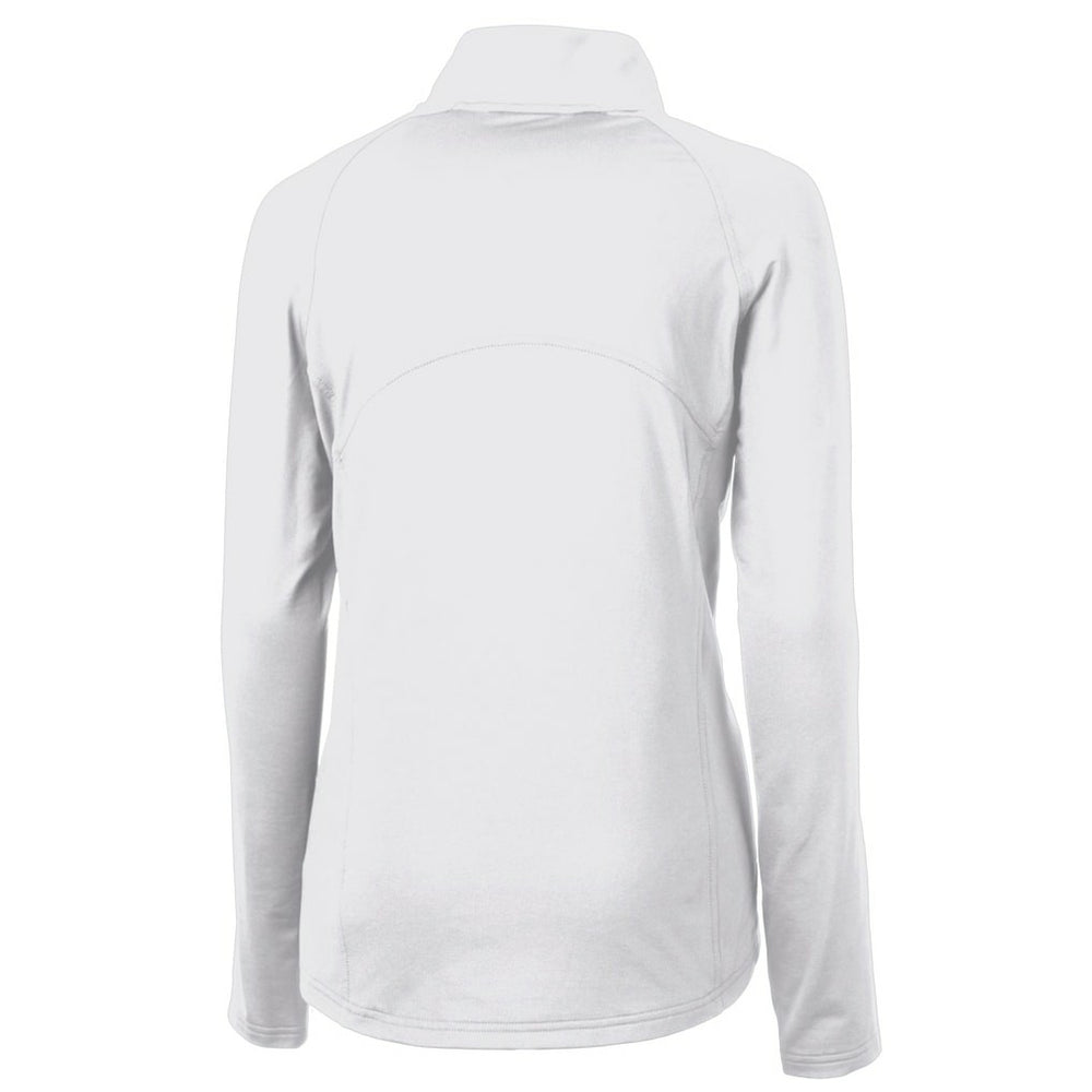 Cutter & Buck Women's Gridiron Classics Logo Adapt Eco Knit Stretch Recycled Half-Zip Pullover Top - Philadelphia Eagles Pullover